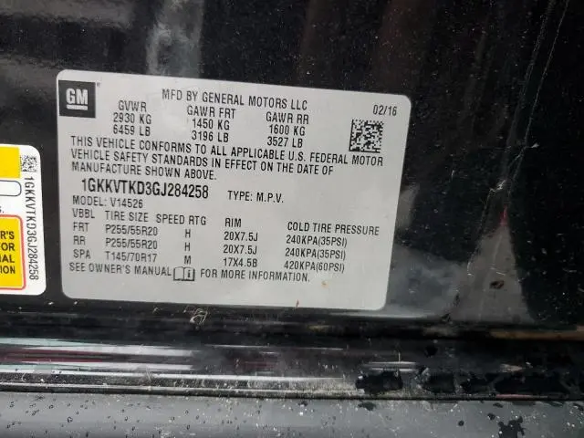 2016 GMC ACADIA DENALI  