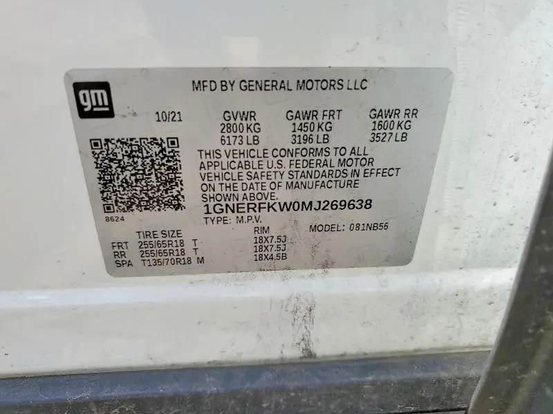 2021 CHEVROLET TRAVERSE LS  