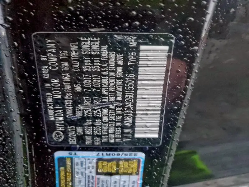 2016 HYUNDAI TUCSON LIMITED  