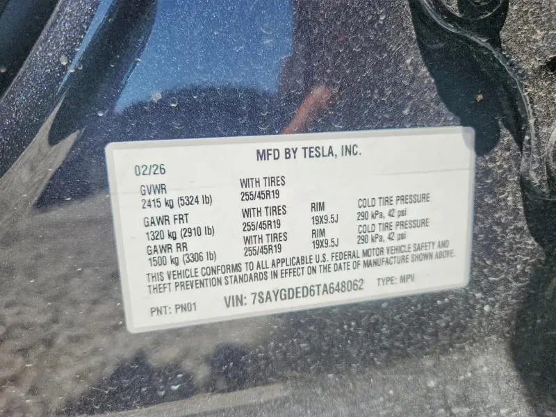 2026 TESLA MODEL Y   