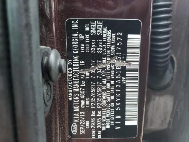 2014 KIA SORENTO LX  