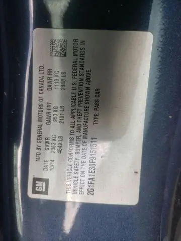 2015 CHEVROLET CAMARO LS  