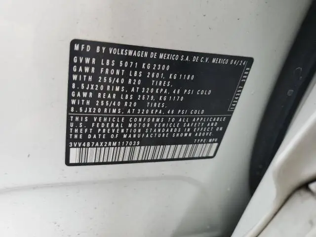 2024 VOLKSWAGEN TIGUAN SEL R-LINE BLACK  