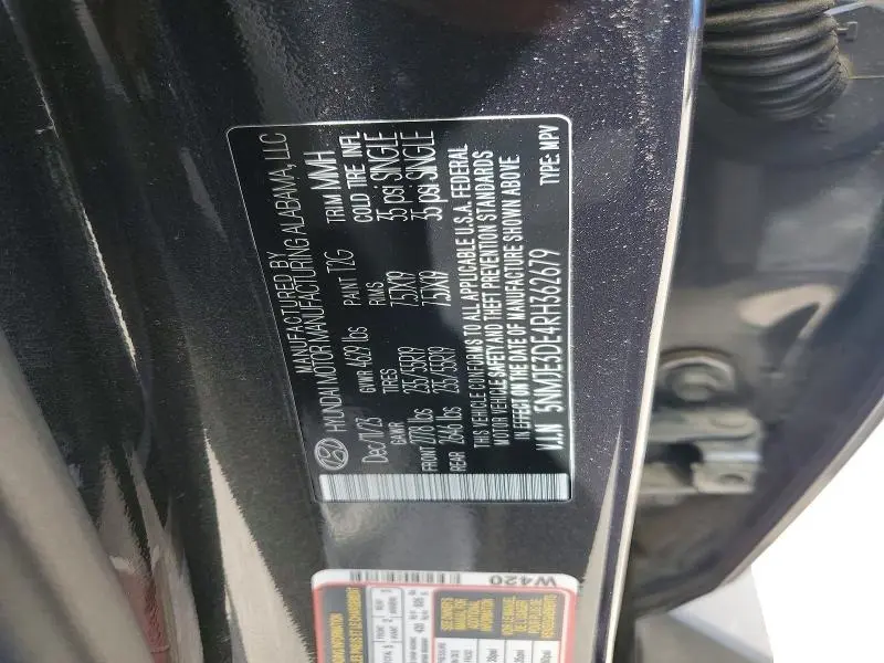 2024 HYUNDAI TUCSON LIMITED  