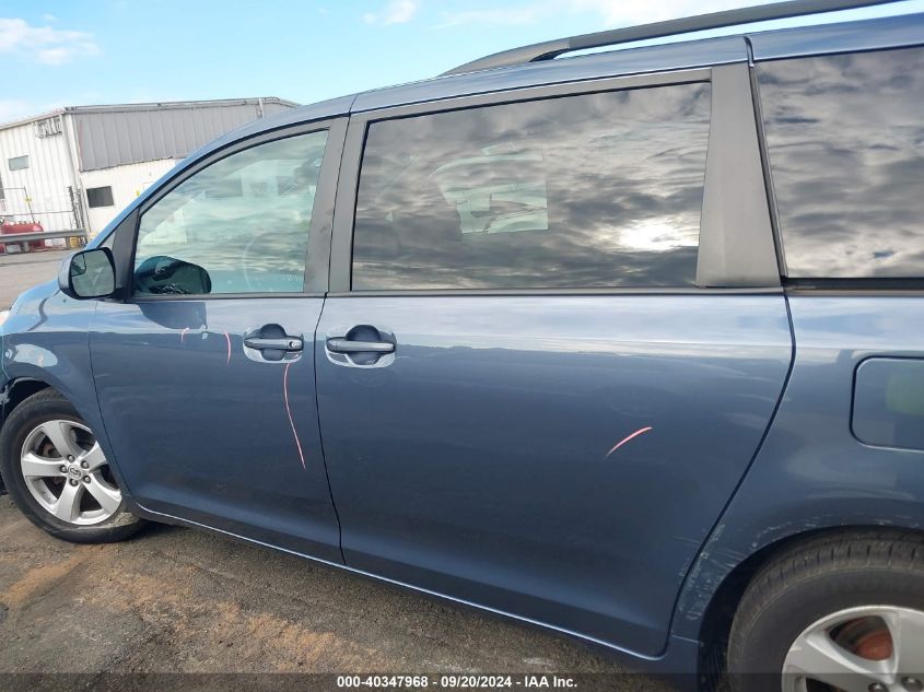 2016 TOYOTA SIENNA LE 8 PASSENGER