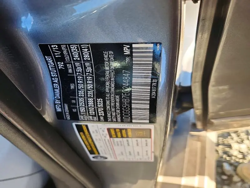 2014 MERCEDES-BENZ GLK 350  