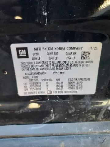 2022 BUICK ENCORE PREFERRED  