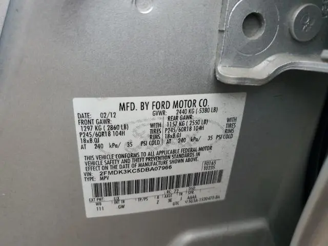 2013 FORD EDGE LIMITED  