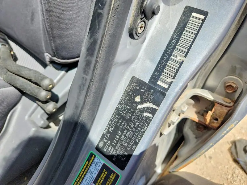 2010 KIA RIO BASE  
