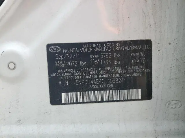 2012 HYUNDAI ELANTRA GLS  