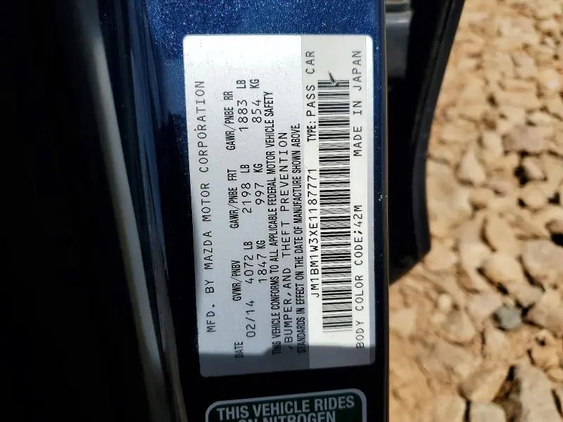 2014 MAZDA 3 GRAND TOURING  