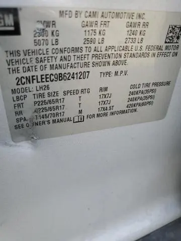 2011 CHEVROLET EQUINOX LT