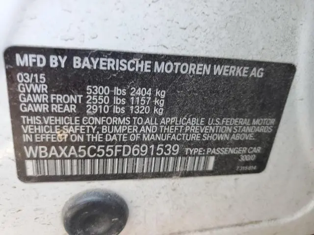 2015 BMW 535 D