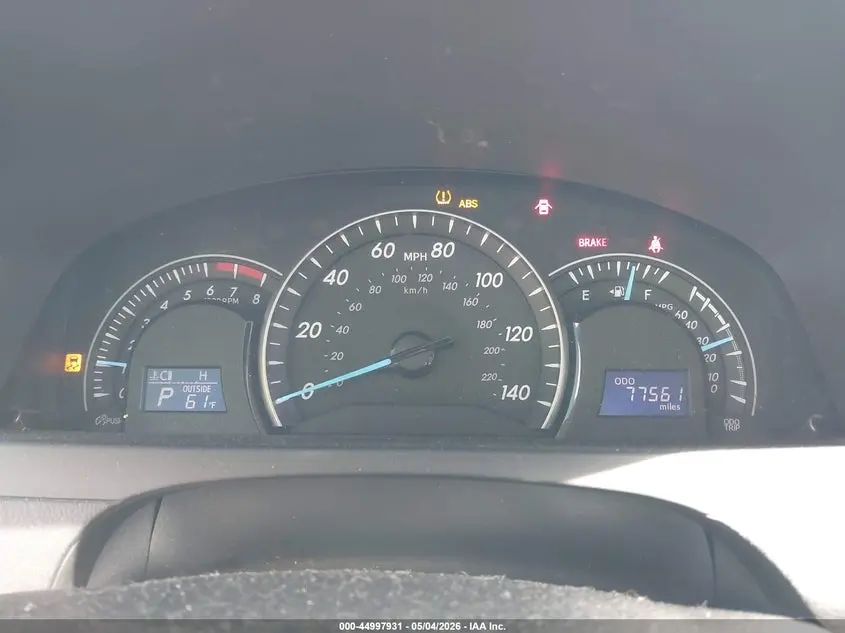 2012 TOYOTA CAMRY LE