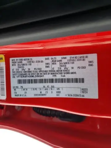 2021 FORD RANGER XL