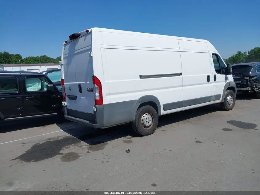 2018 RAM PROMASTER 3500 CARGO VAN HIGH ROOF 159 WB EXT