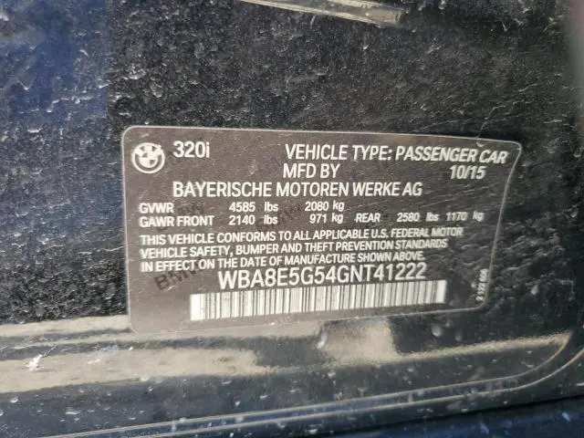 2016 BMW 320 XI