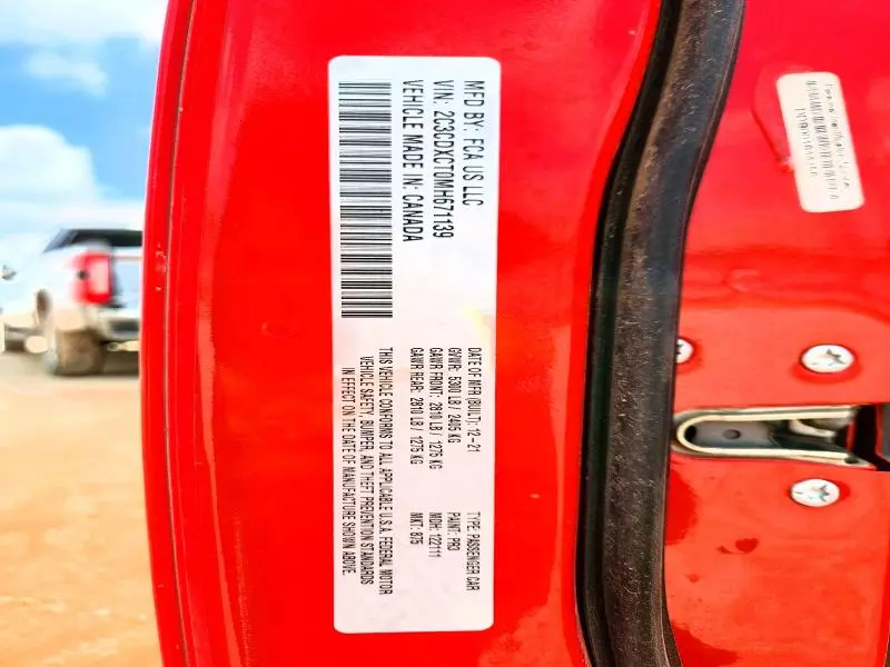 2021 DODGE CHARGER R  