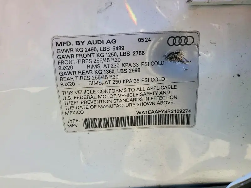 2024 AUDI Q5 PREMIUM PLUS 45  