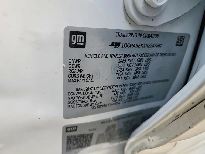 2024 CHEVROLET SILVERADO C1500 CUSTOM  