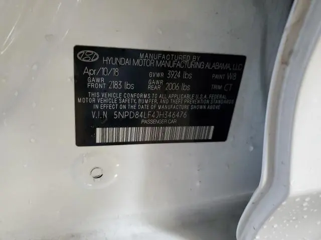 2018 HYUNDAI ELANTRA VALUE EDITION  