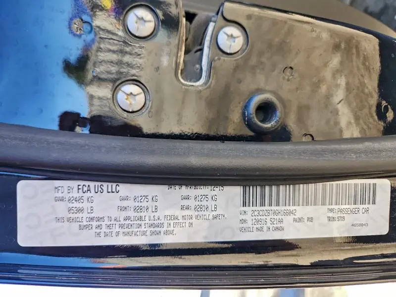 2016 DODGE CHALLENGER R/T  