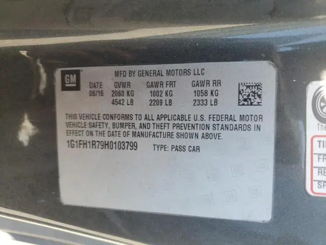 2017 CHEVROLET CAMARO SS  