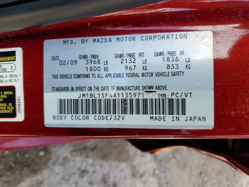 2010 MAZDA 3 I  