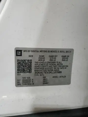 2019 GMC TERRAIN SLE  