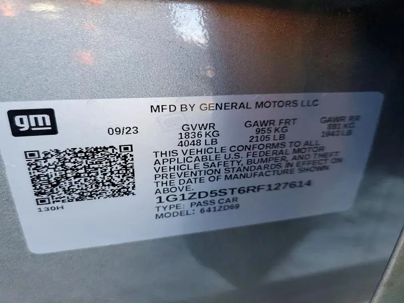 2024 CHEVROLET MALIBU LT  