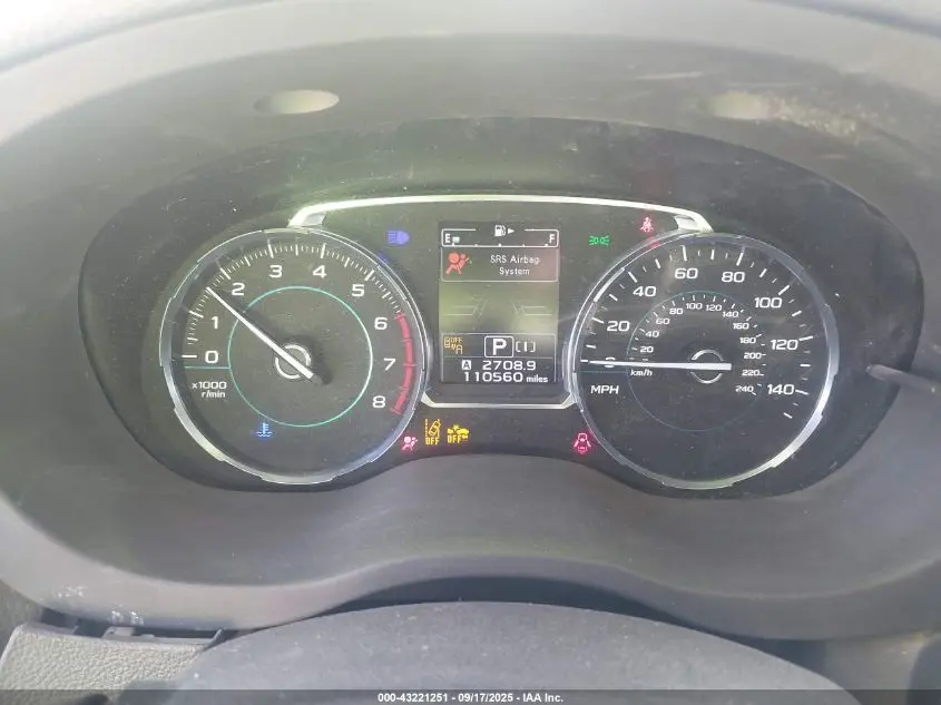 2017 SUBARU FORESTER 2.0XT TOURING