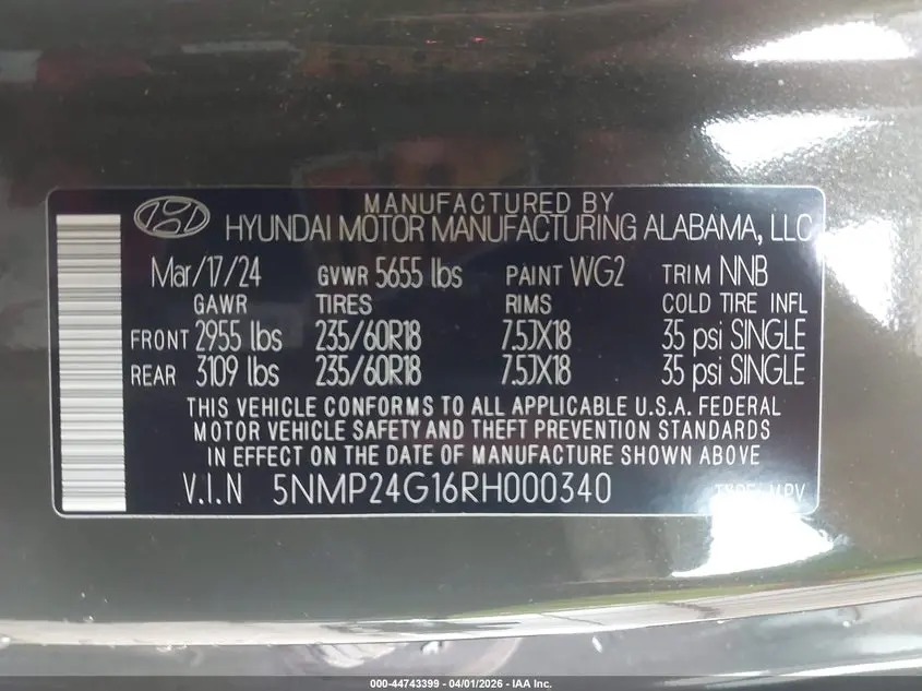 2024 HYUNDAI SANTA FE HYBRID SEL