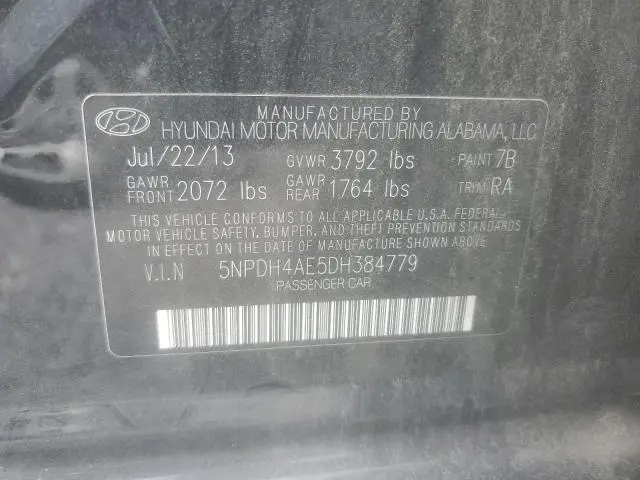 2013 HYUNDAI ELANTRA GLS  