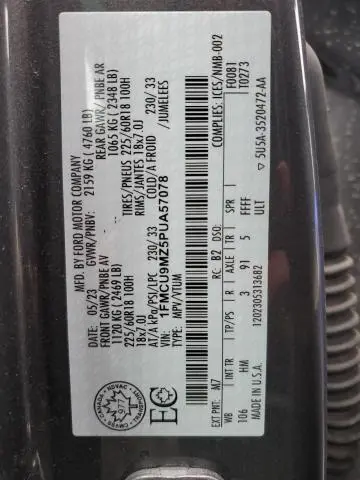 2023 FORD ESCAPE ST LINE  