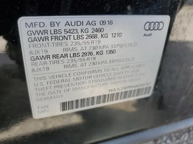 2017 AUDI Q5 PREMIUM PLUS  
