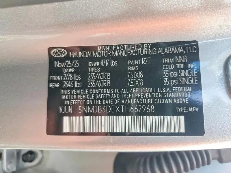 2026 HYUNDAI TUCSON SEL  