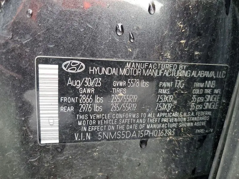 2023 HYUNDAI SANTA FE LIMITED  
