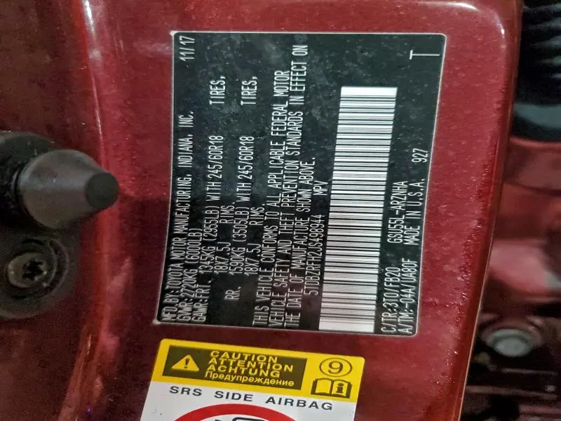 2018 TOYOTA HIGHLANDER LE  