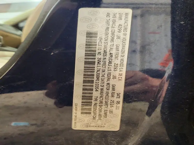 2011 VOLKSWAGEN JETTA TDI  