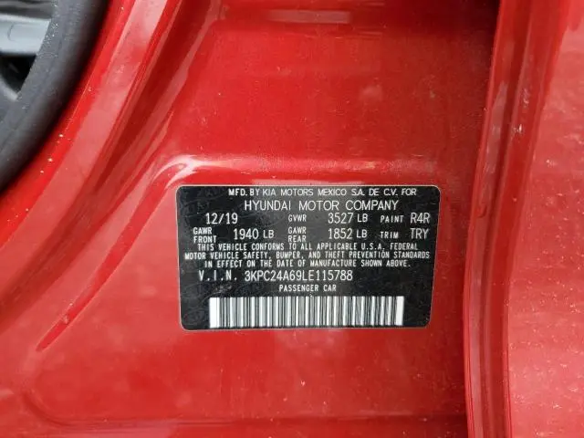 2020 HYUNDAI ACCENT SE