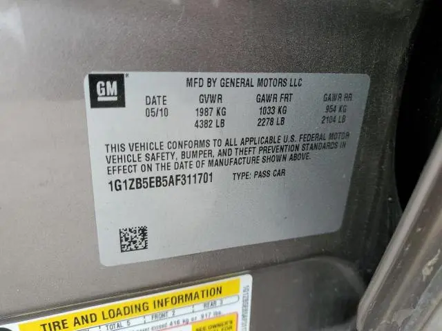 2010 CHEVROLET MALIBU LS  