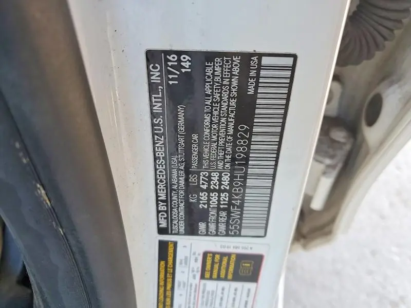 2017 MERCEDES-BENZ C 300 4MATIC  