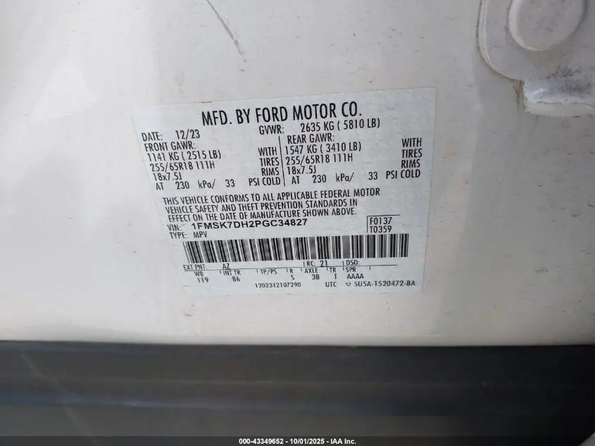 2023 FORD EXPLORER XLT