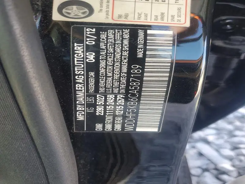 2012 MERCEDES-BENZ E 350  
