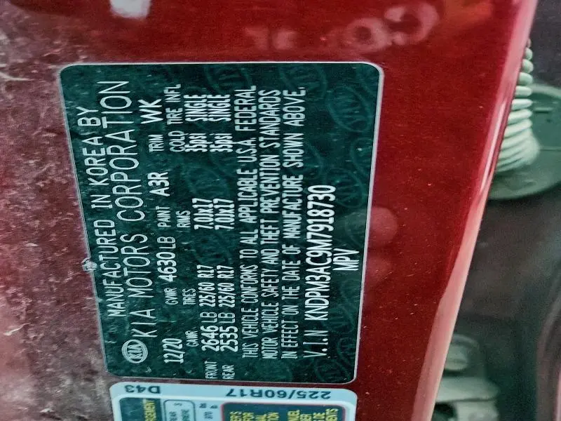 2021 KIA SPORTAGE LX  