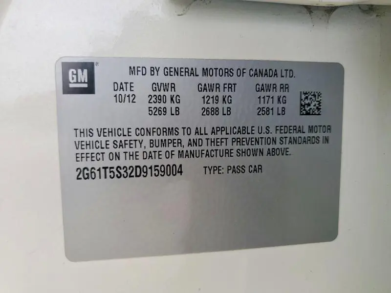 2013 CADILLAC XTS PREMIUM COLLECTION  