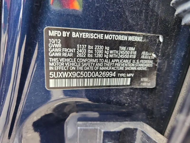 2013 BMW X3 XDRIVE28I  