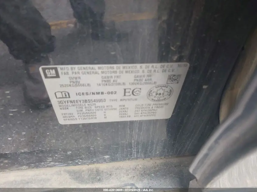 2011 CADILLAC SRX PERFORMANCE COLLECTION