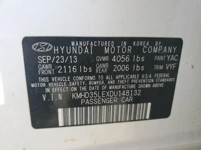 2013 HYUNDAI ELANTRA GT   