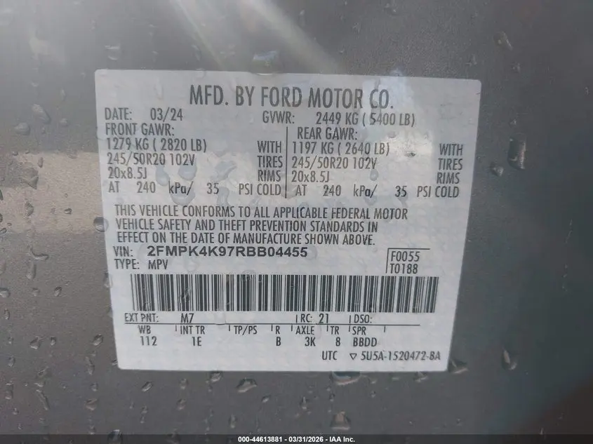 2024 FORD EDGE TITANIUM